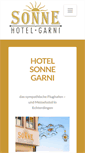 Mobile Screenshot of hotel-sonne-echterdingen.de